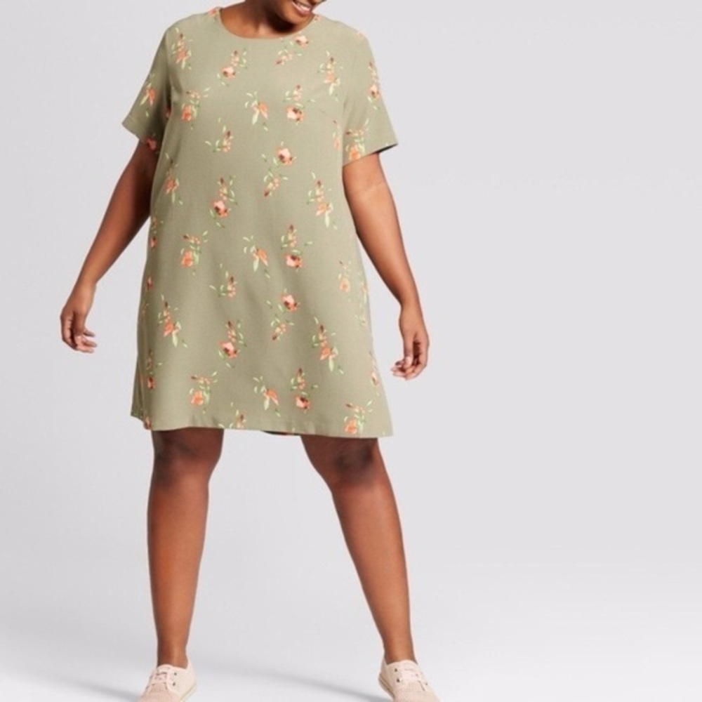 Floral Green Dress